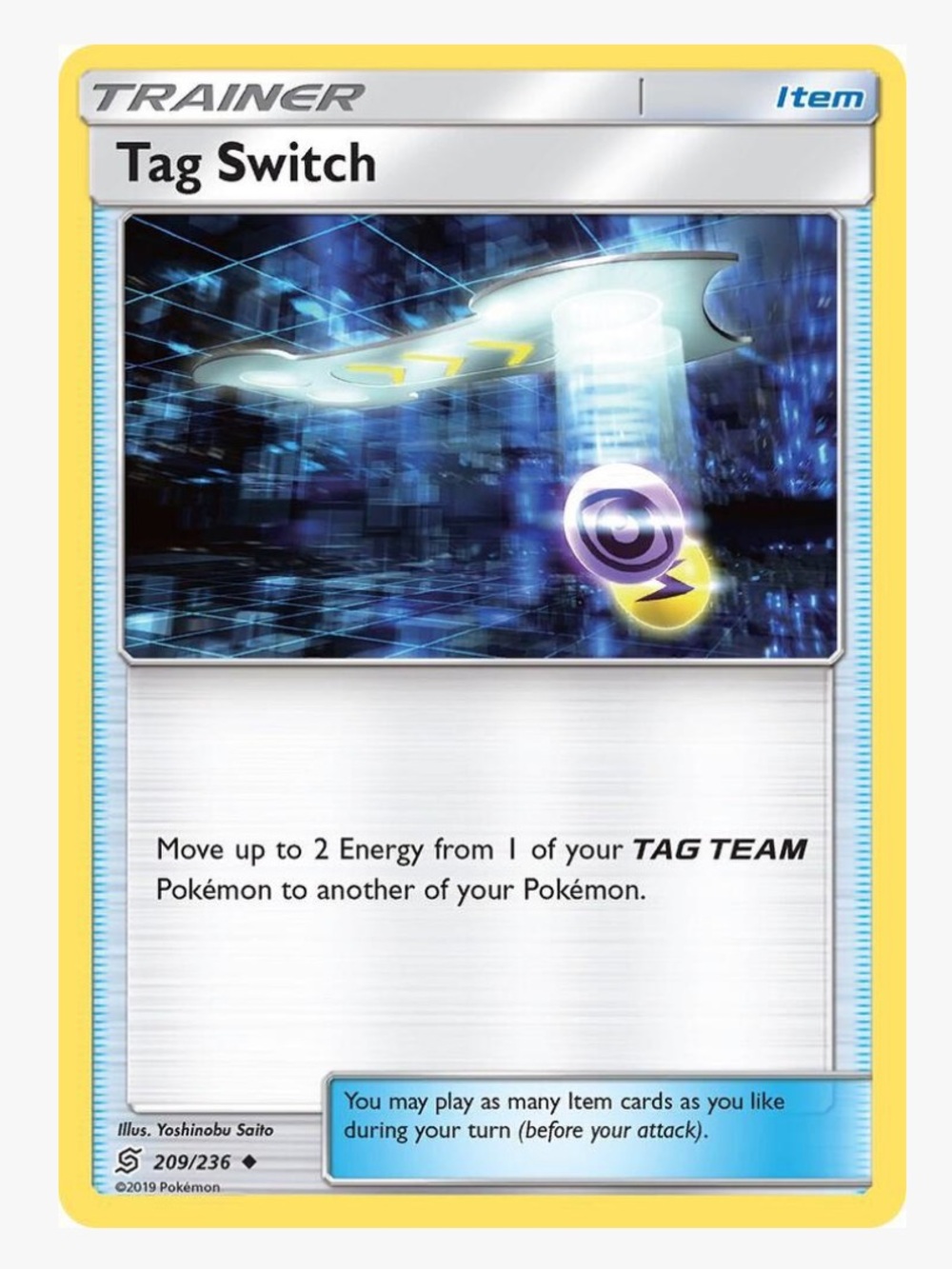 Tag Switch SM Unified Minds Pokemon Trading Card